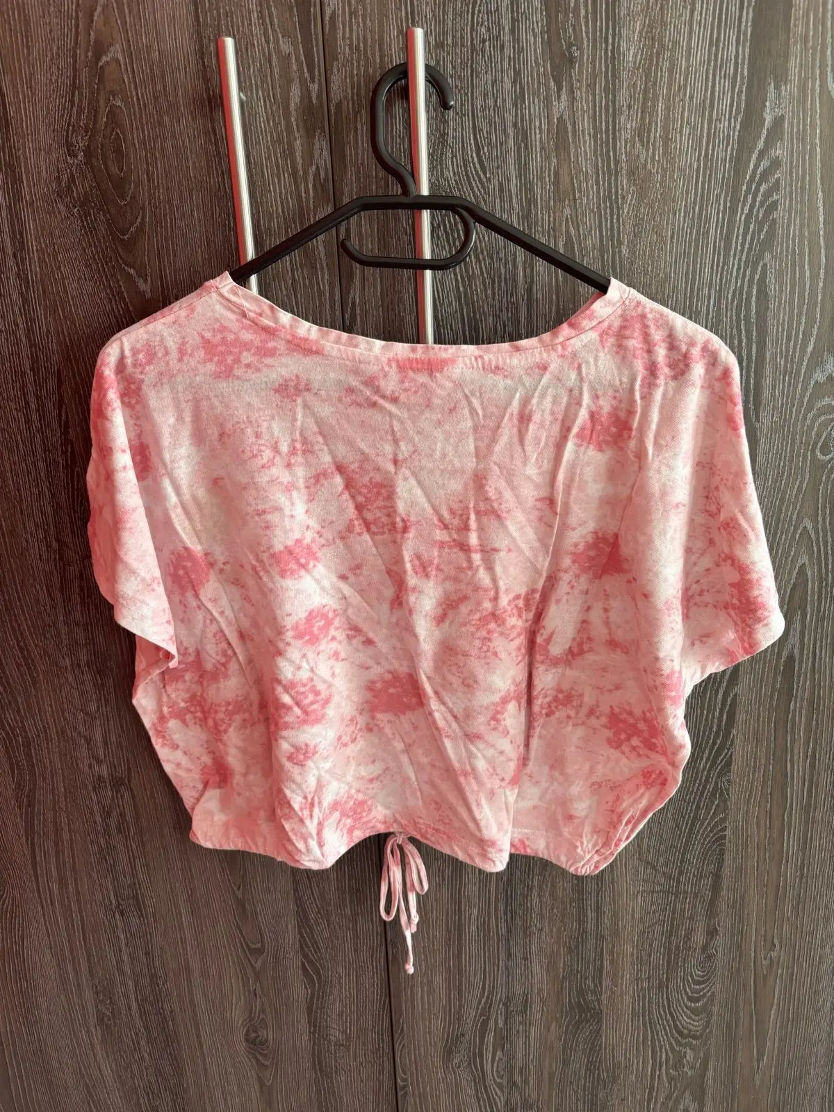 Mr Price Pink Tie-Dye Crop Top