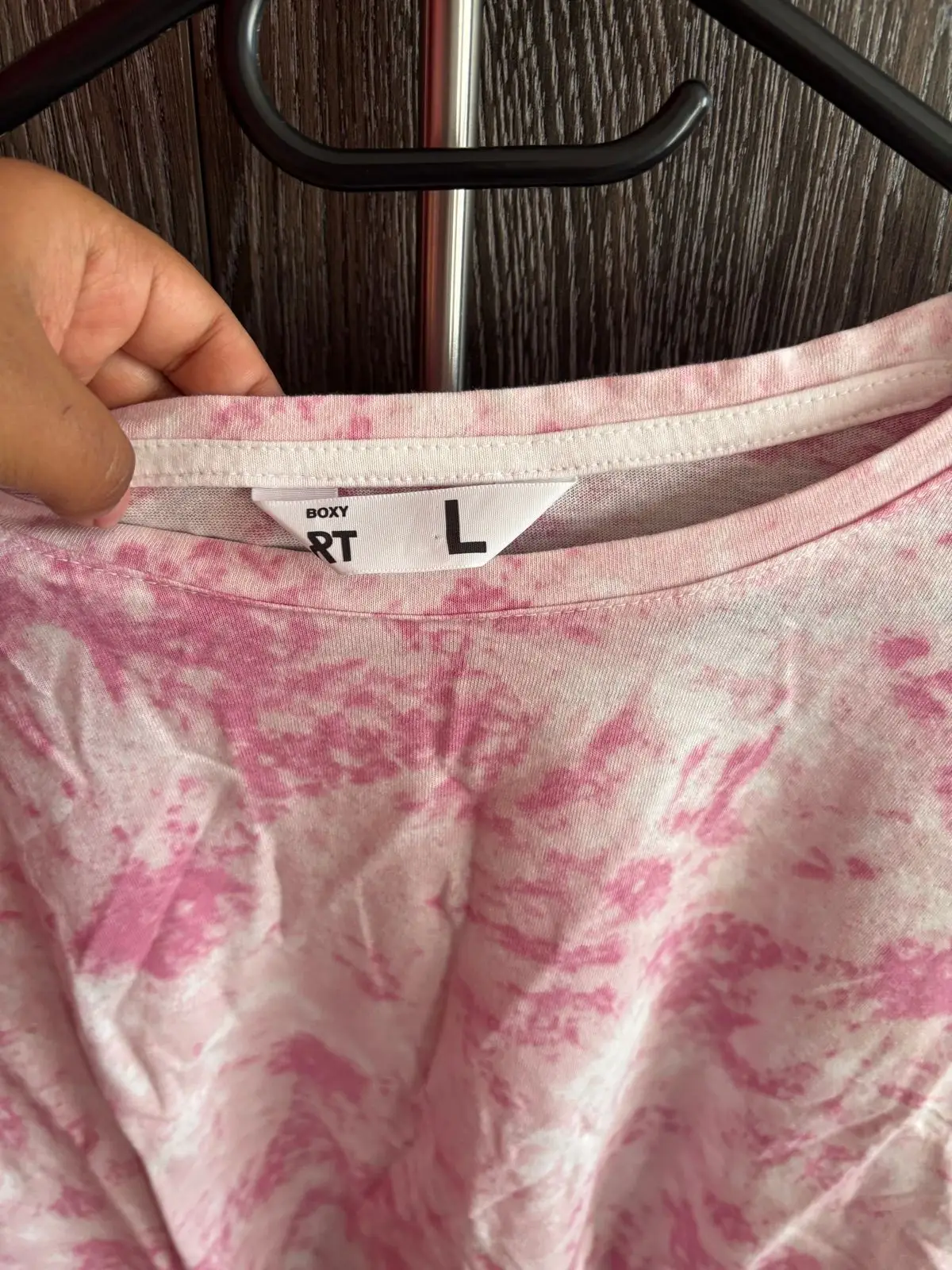 Mr Price Pink Tie-Dye Crop Top