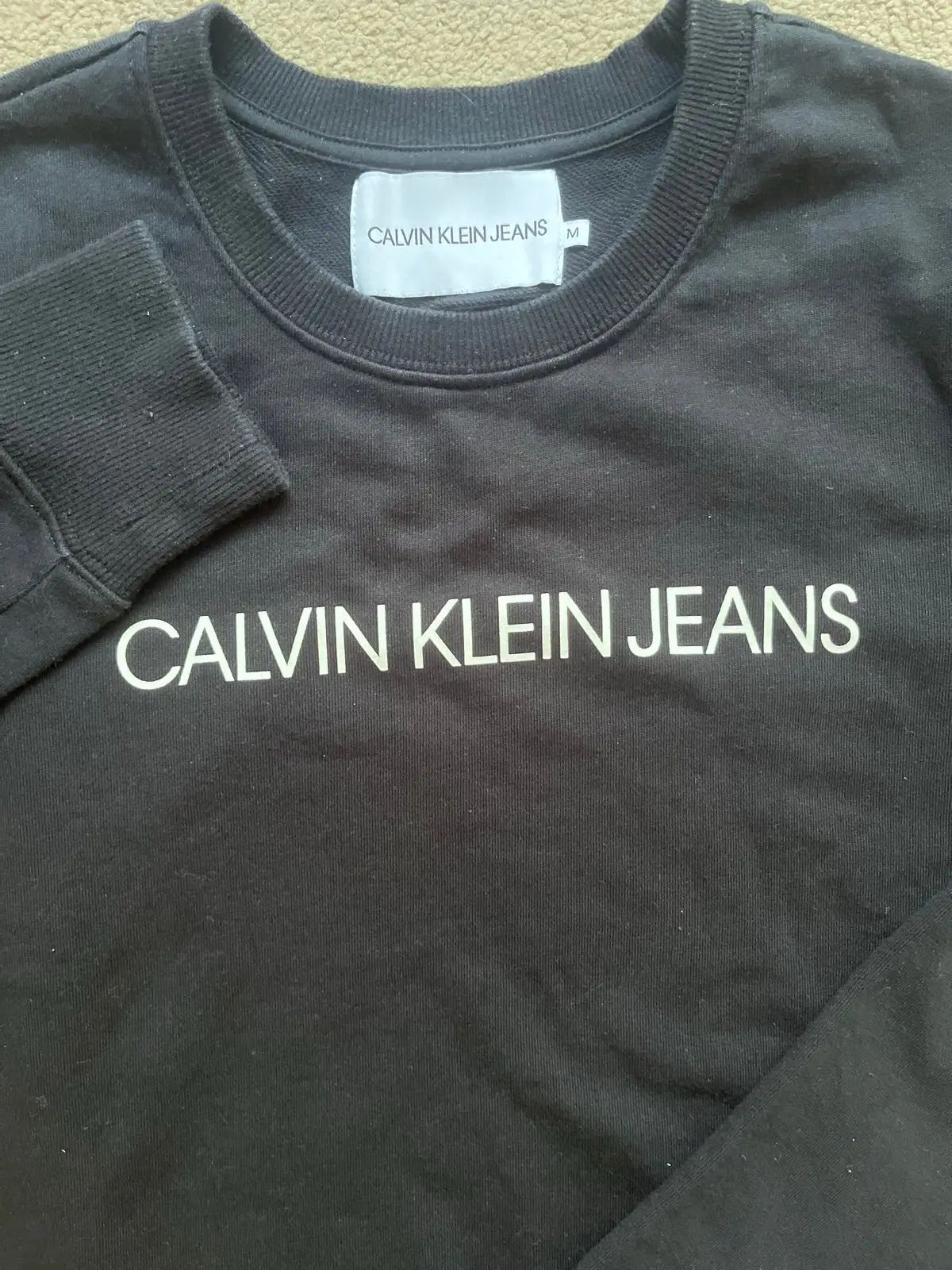 Calvin Klein Jeans Black Sweatshirt