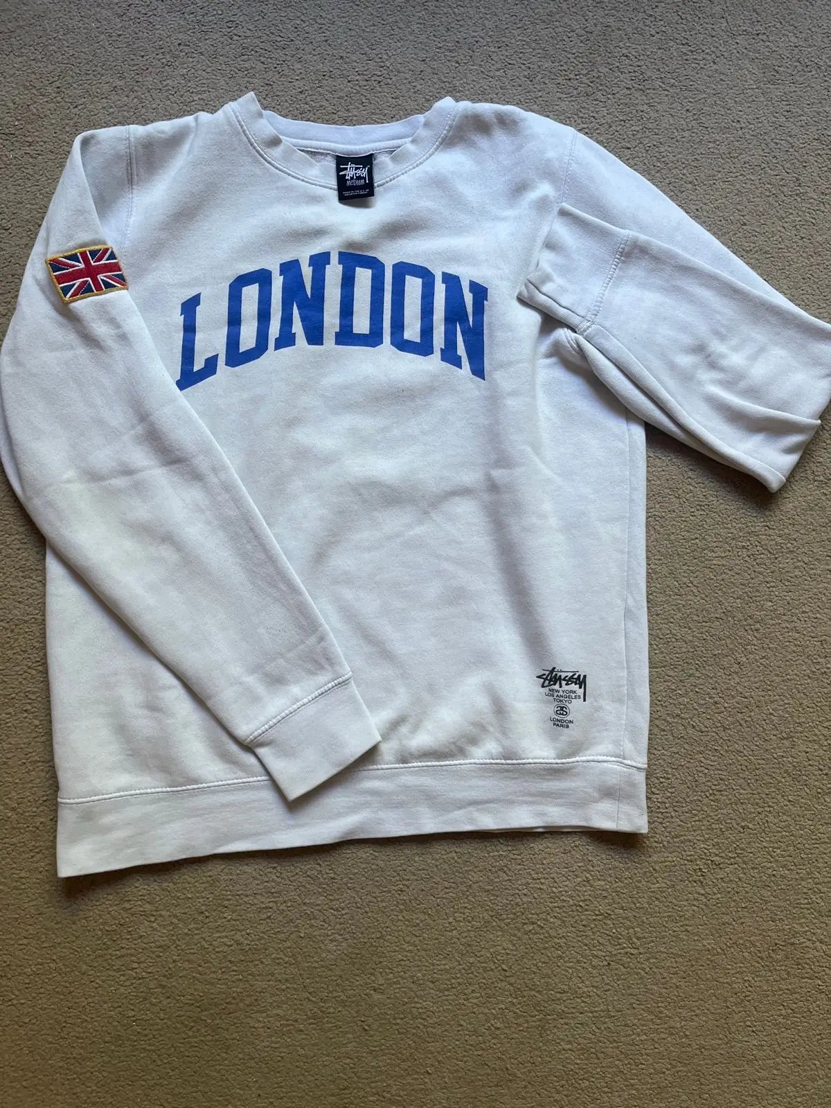 Stüssy Stussy London Chapter Crewneck Sweatshirt White