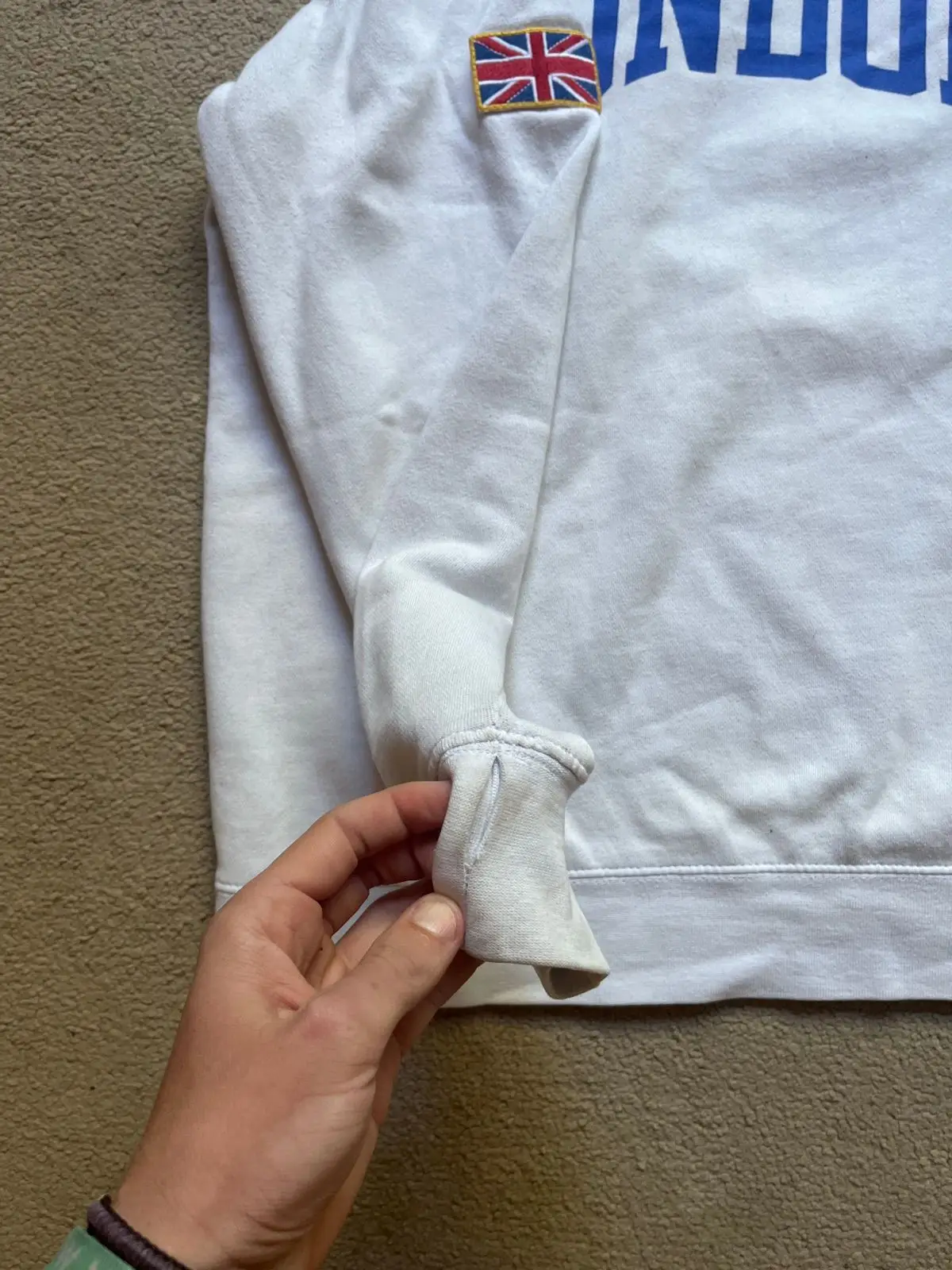 Stussy London Chapter Crewneck Sweatshirt White