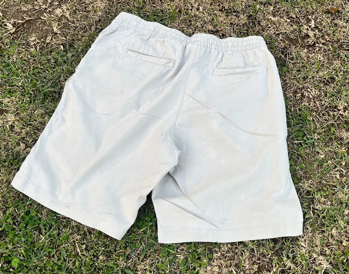 H&M Light Grey Drawstring Shorts