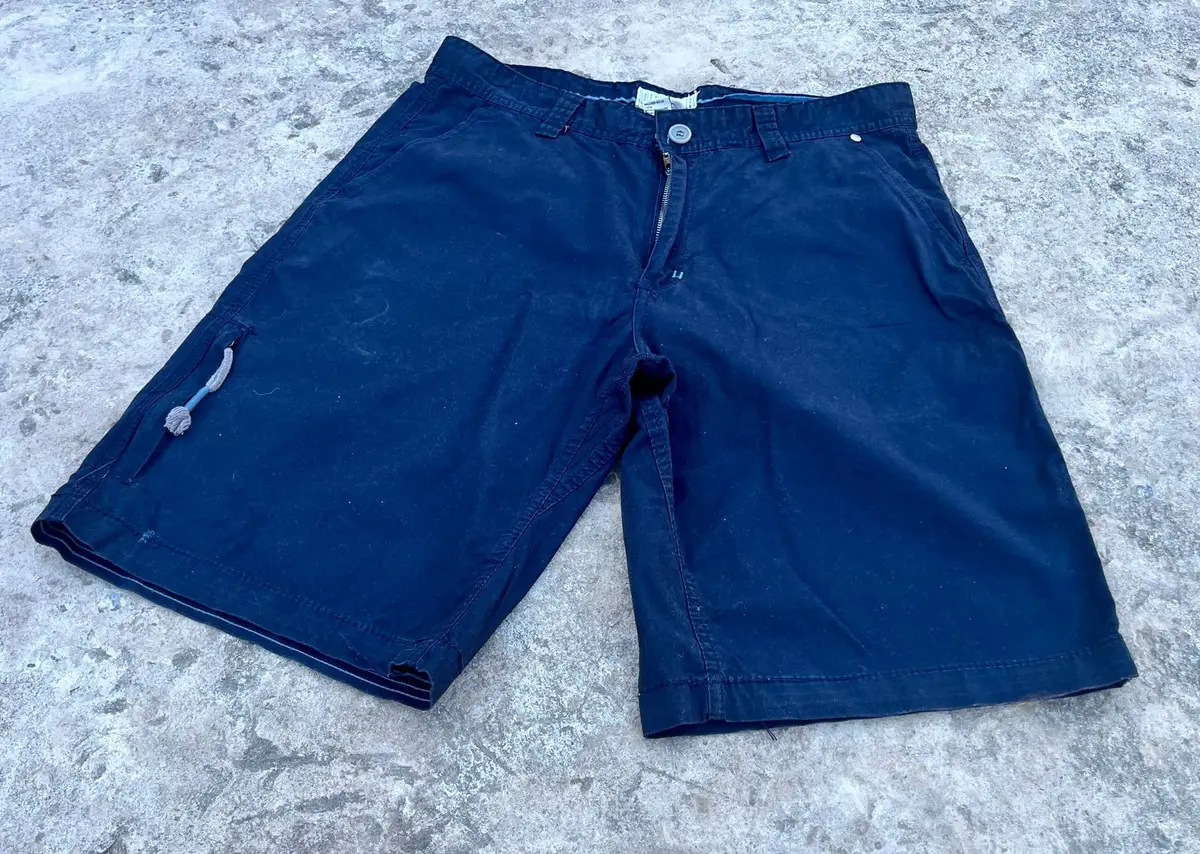 Navy Cargo Style Shorts