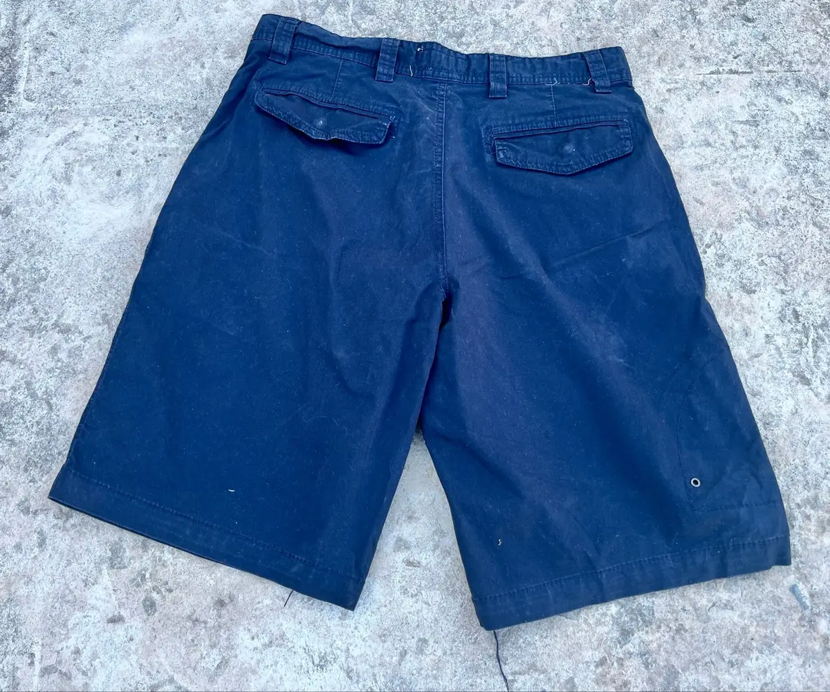 Navy Cargo Style Shorts