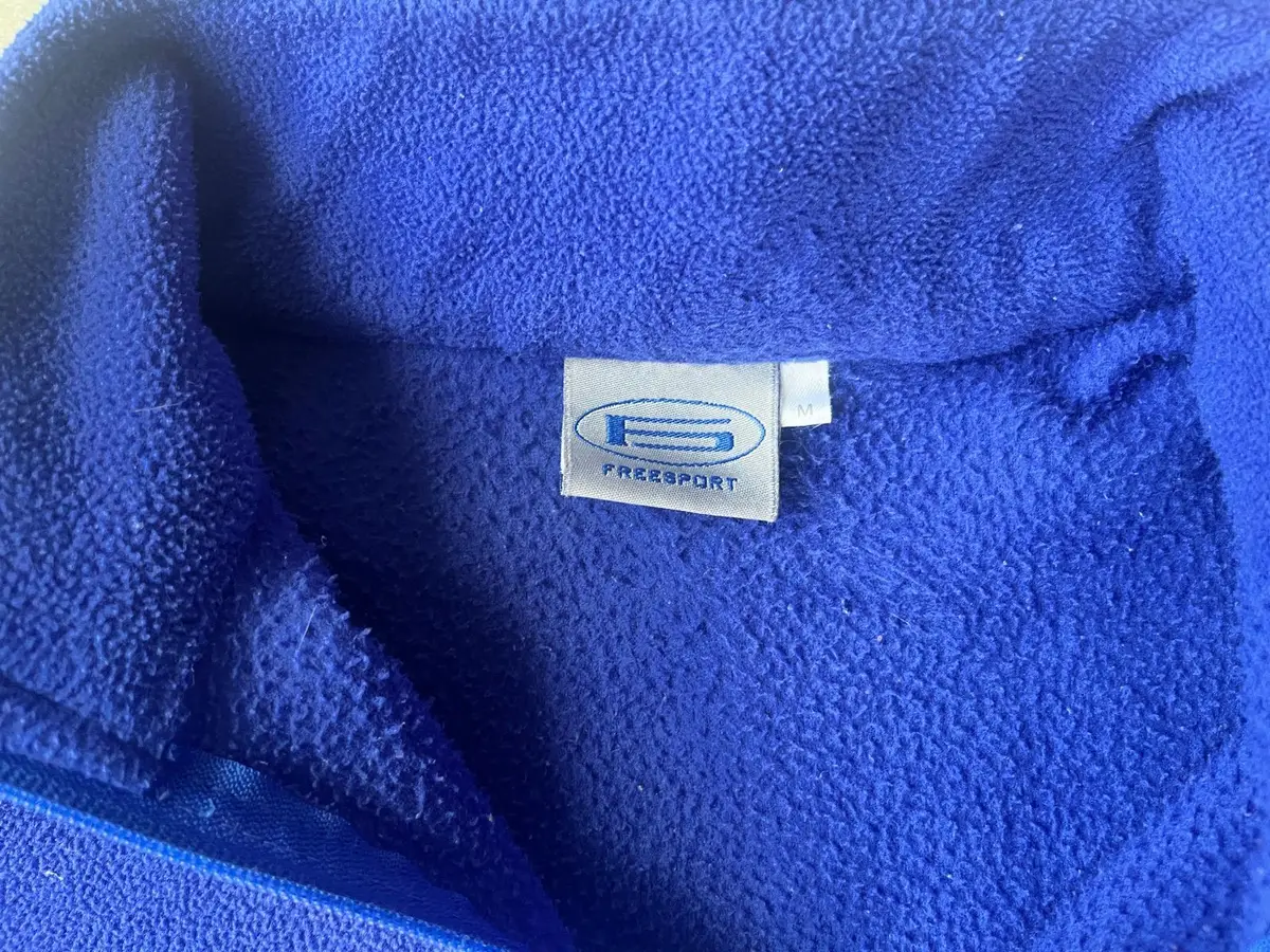 Blue Fleece Quarter-Zip Pullover