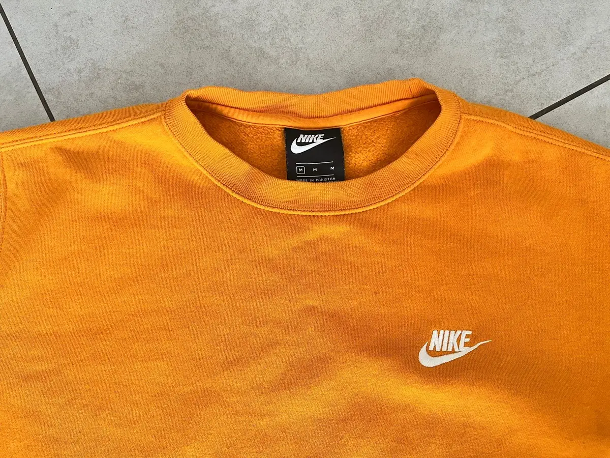 Nike Orange Crewneck Sweatshirt