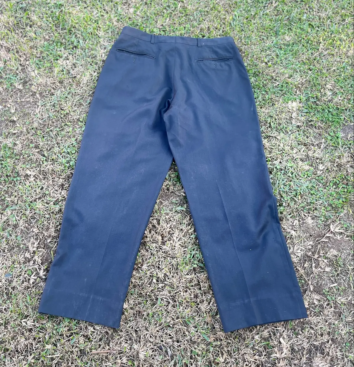 Black Pleated Trousers