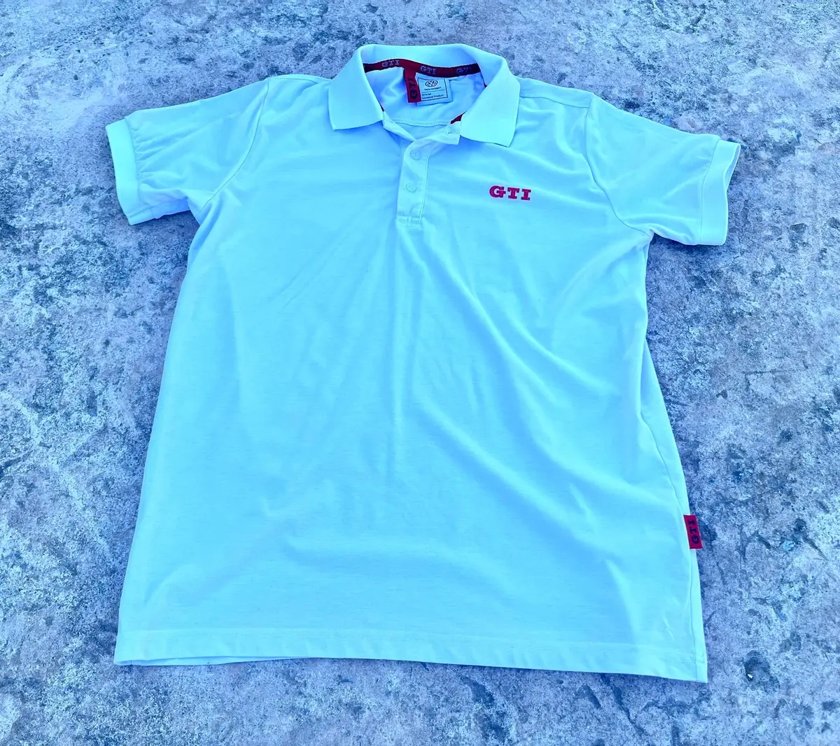 Volkswagen GTI White Polo Shirt