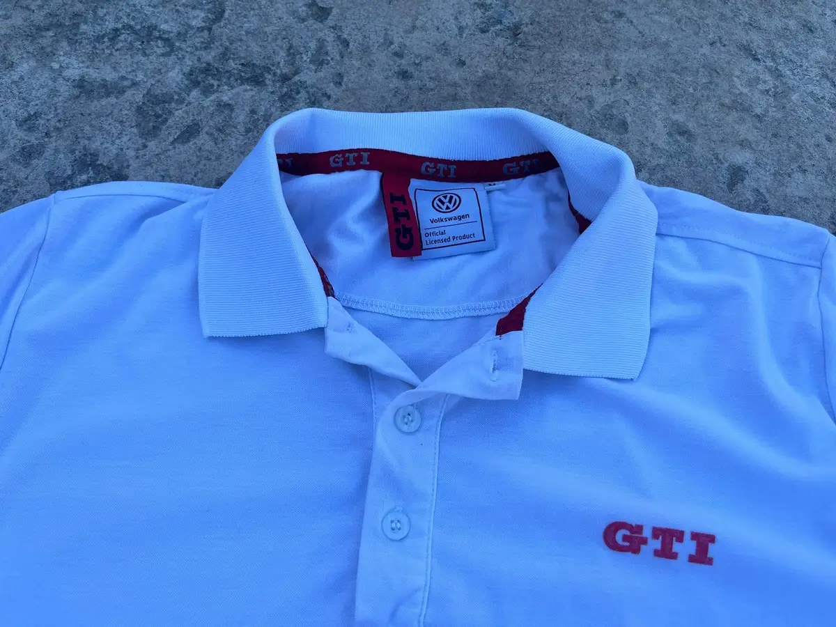 Volkswagen GTI White Polo Shirt