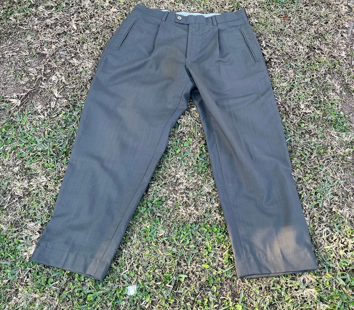 Kurt Geiger Dark Grey Pleated Trousers