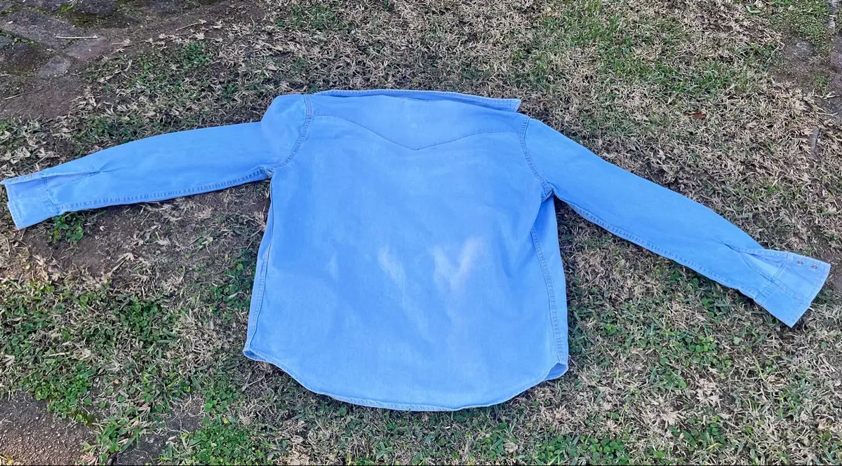 Levi's Light Blue Denim Western Shirt