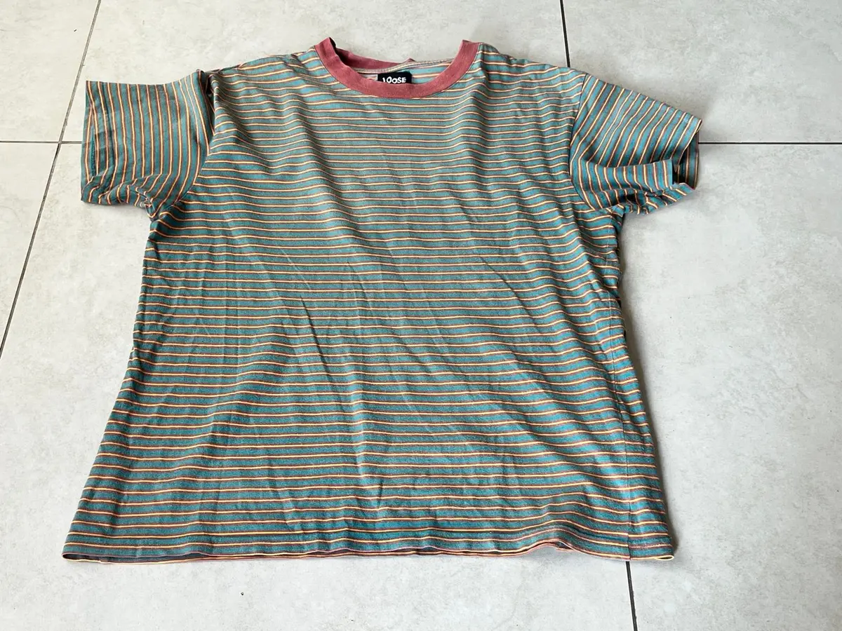 Cotton On Striped Short Sleeve T-Shirt