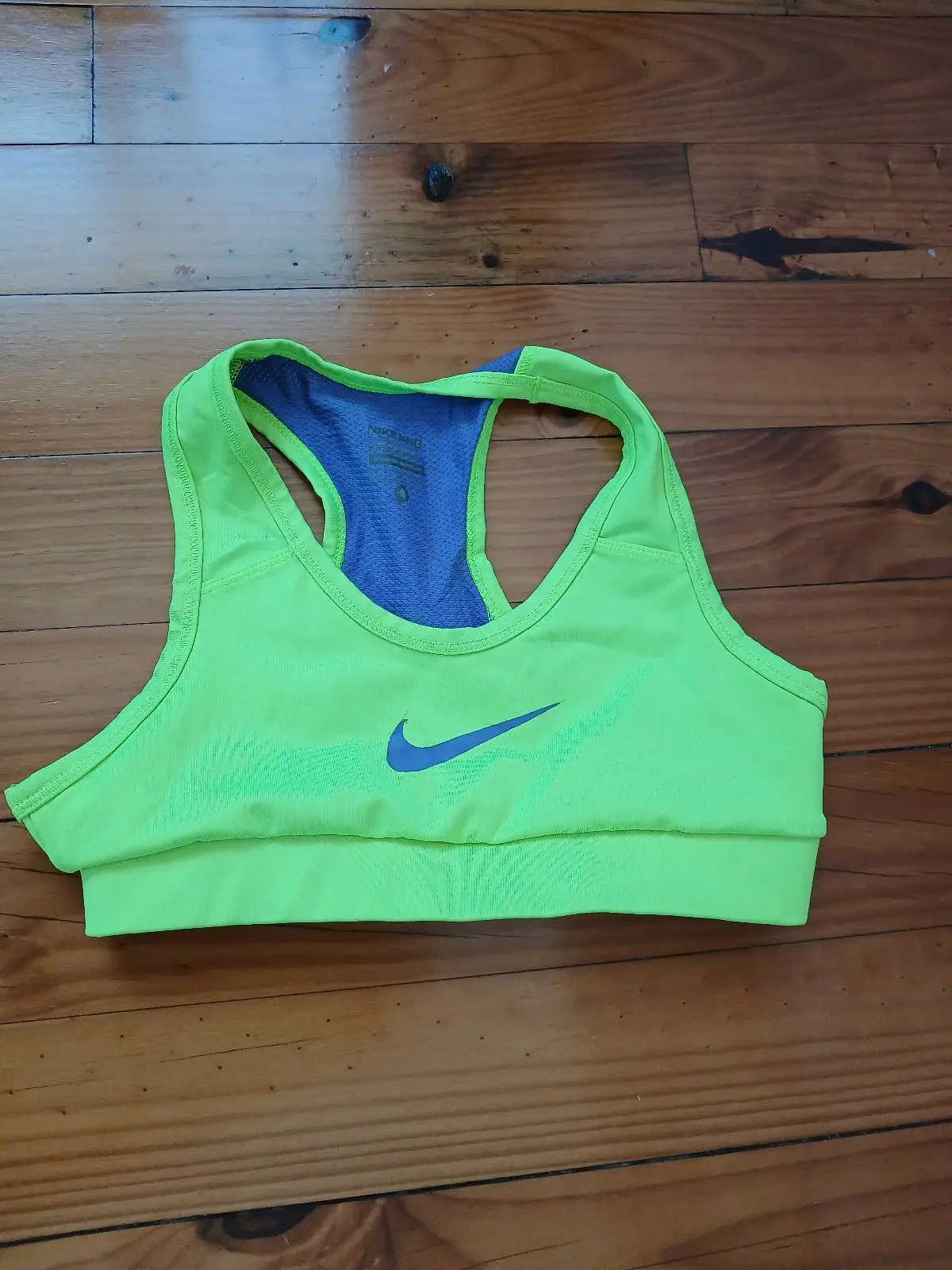 Nike Pro Neon Green Sports Bra