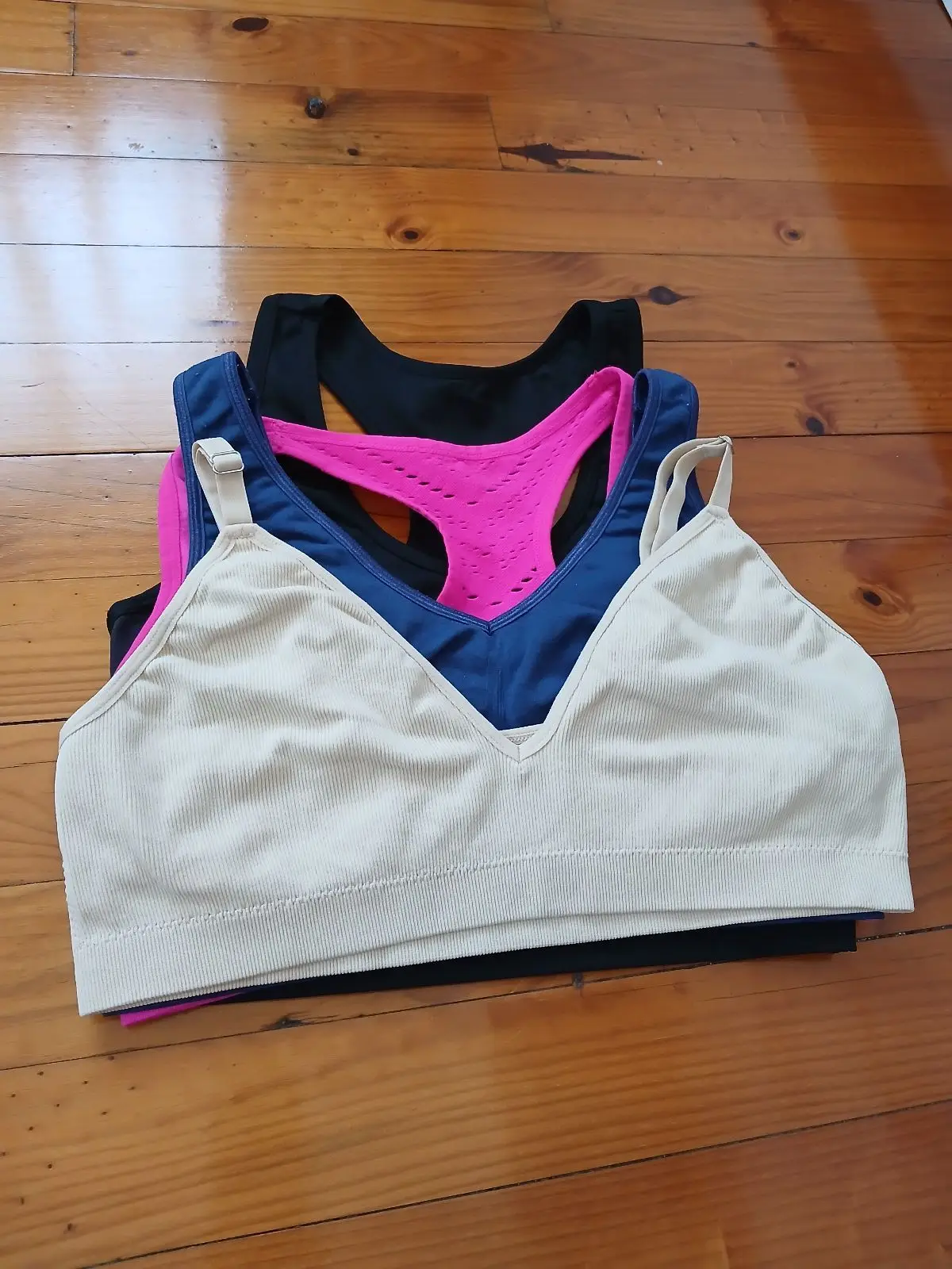 Black and Grey Camo Activewear Sports Bra