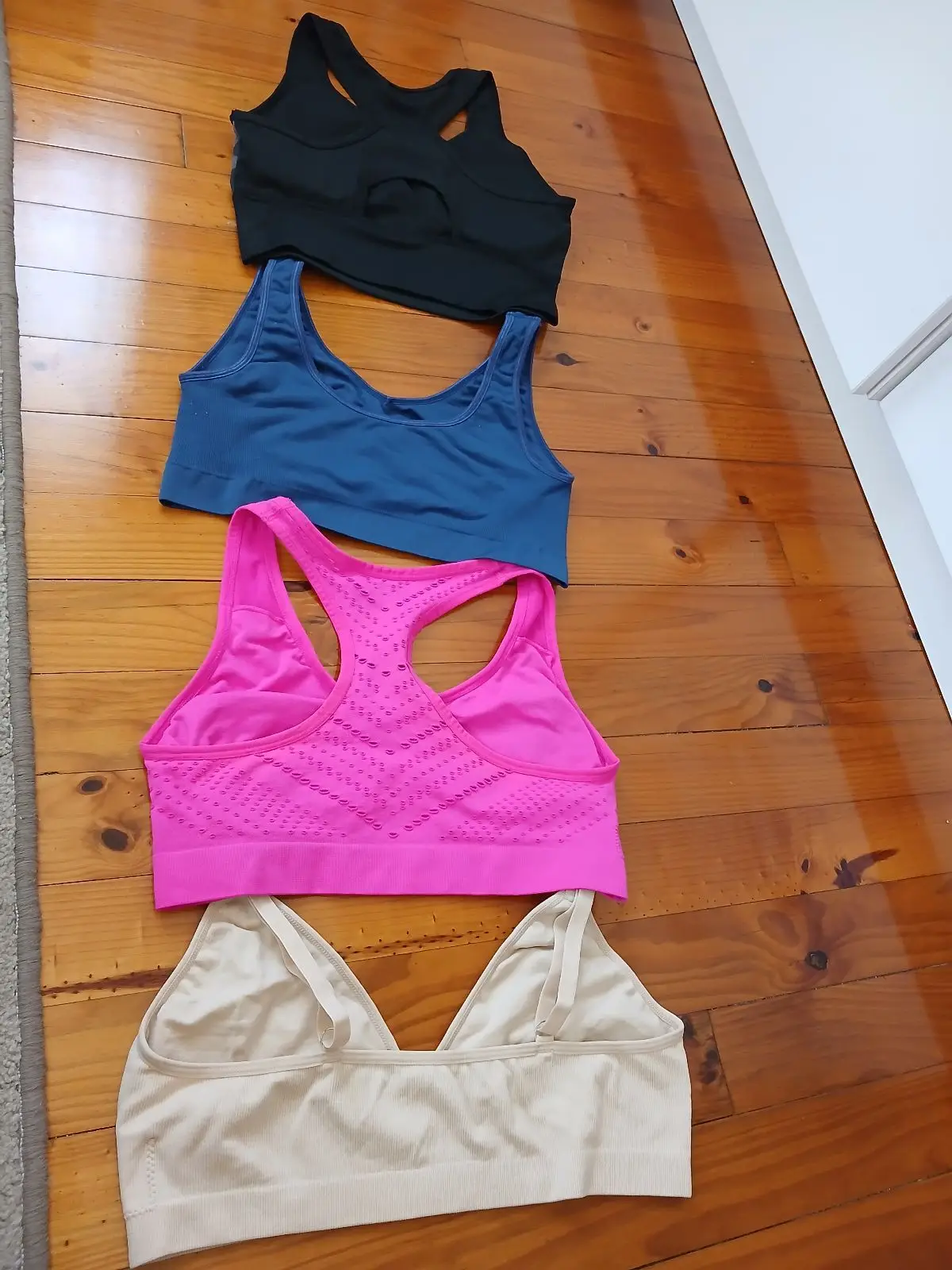 Black and Grey Camo Activewear Sports Bra