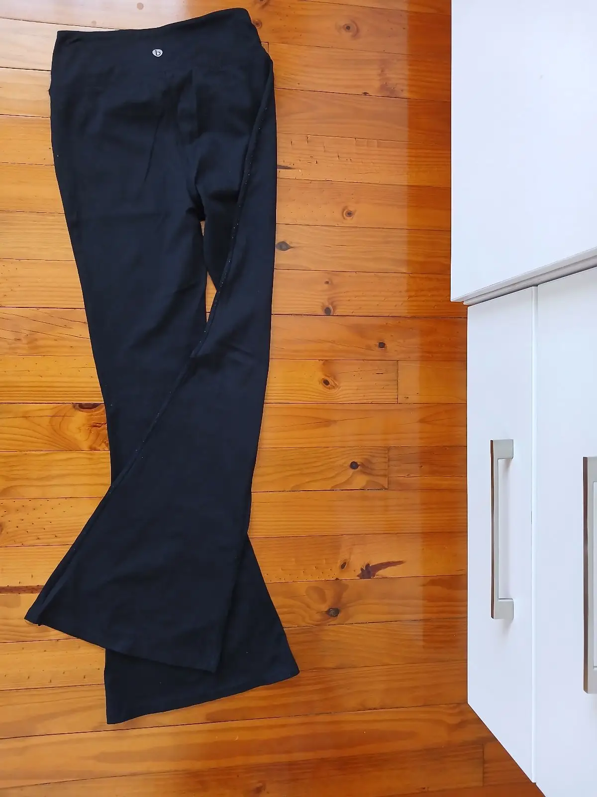 Black Flared Yoga Pants