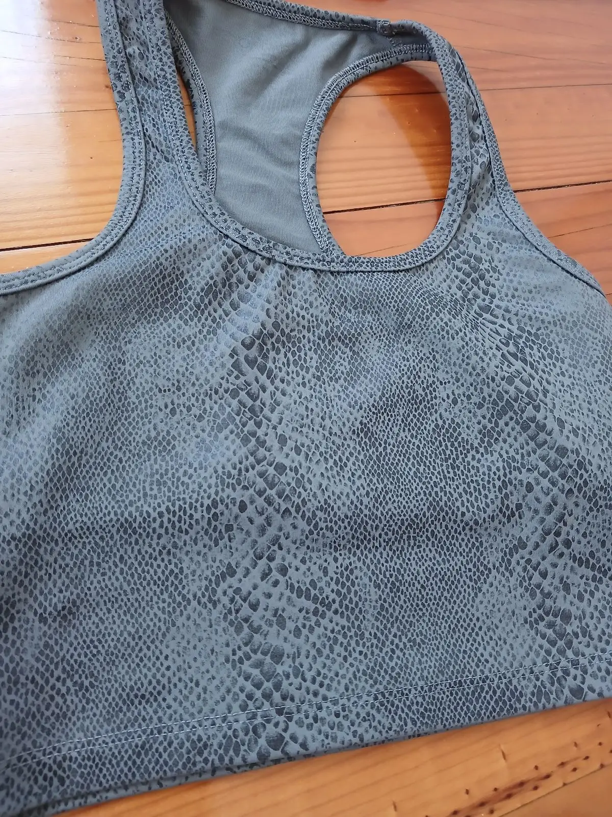 Black Activewear Racerback Tank Top