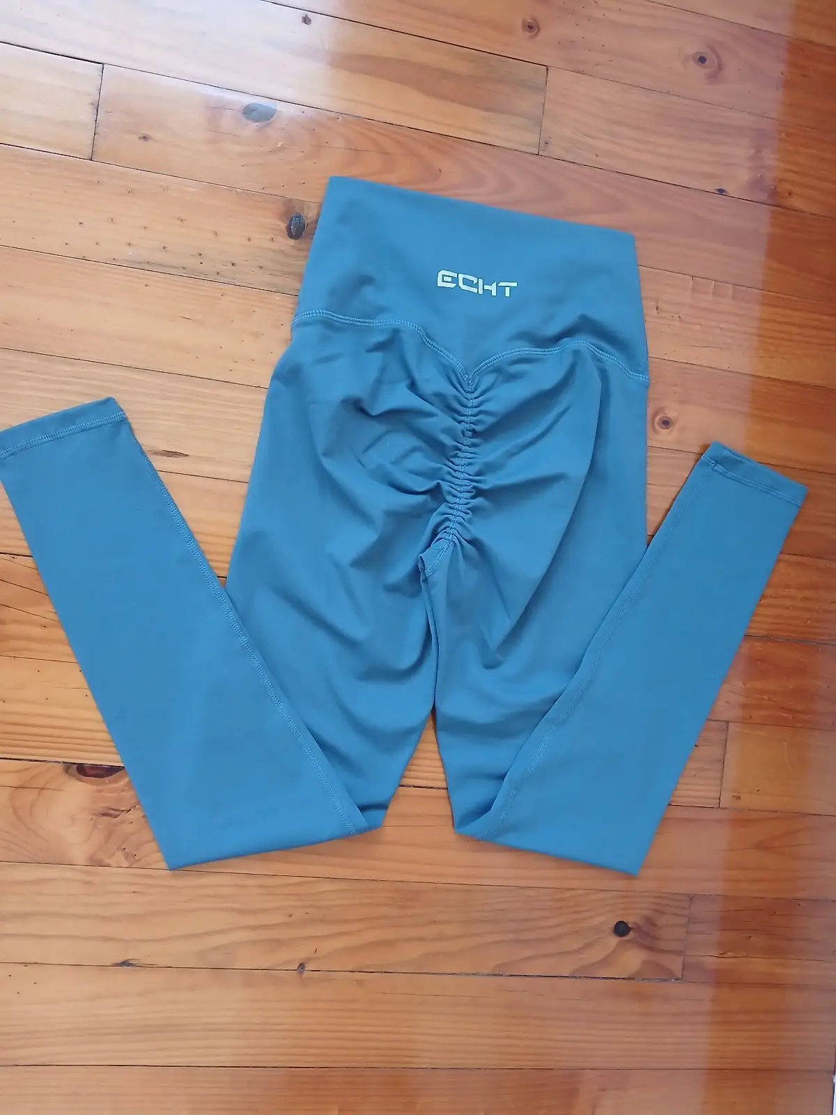 Echt Activewear Teal Scrunch Leggings