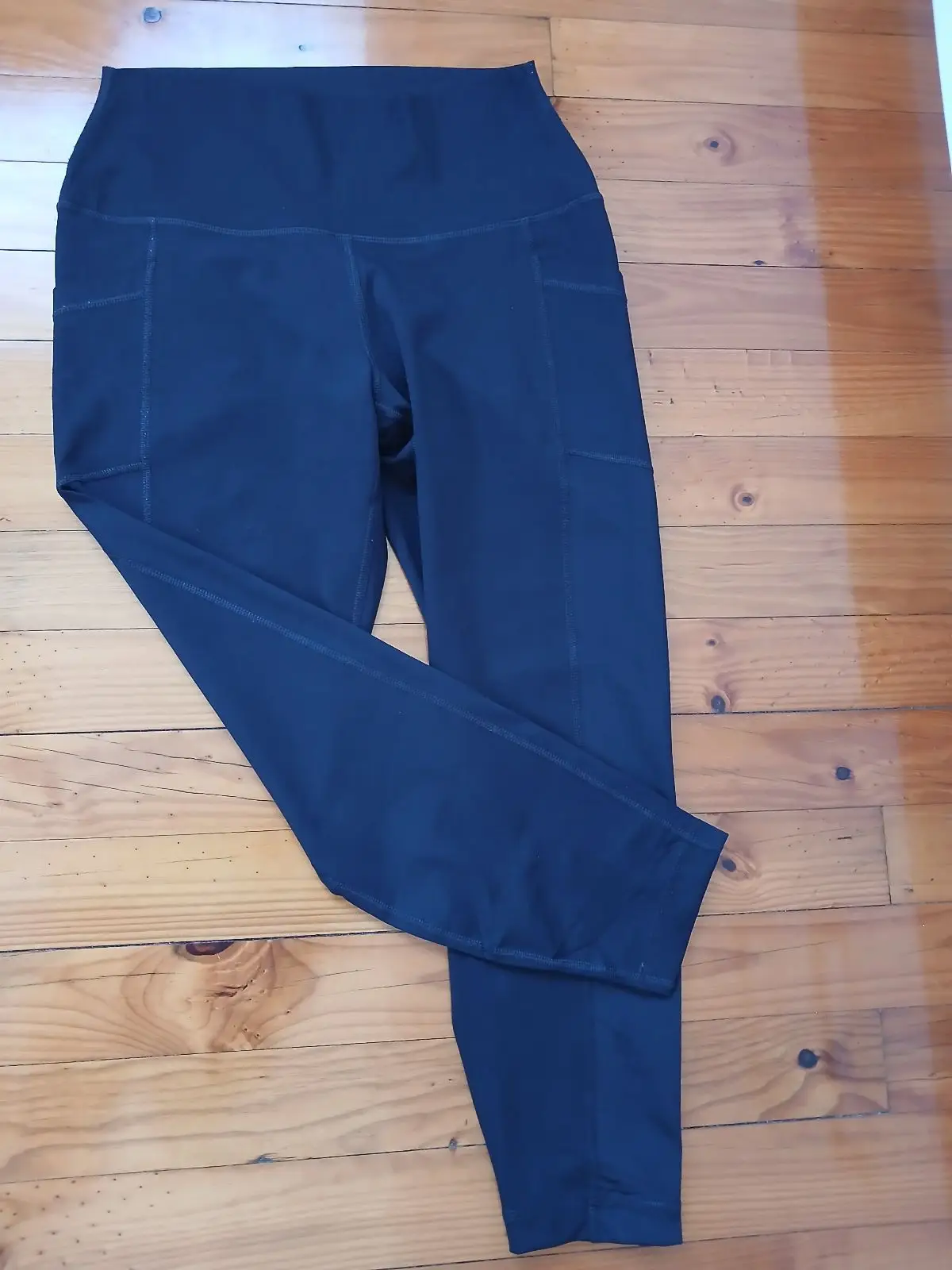 Black Activewear Leggings with Pockets