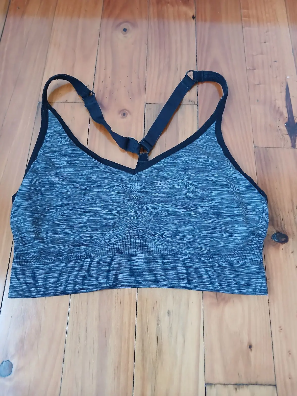 Old Navy Grey Marled Sports Bra
