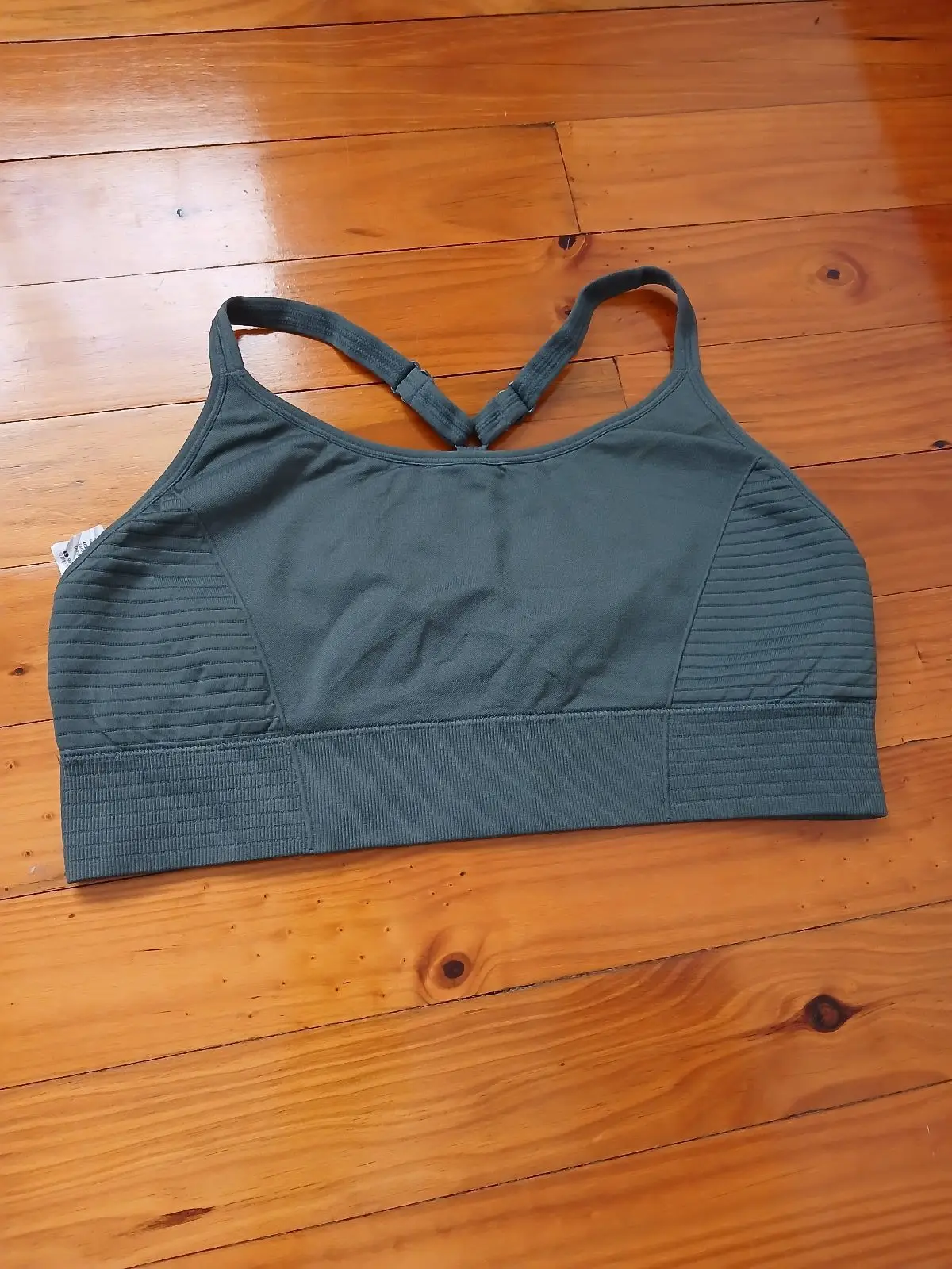 Green Sports Bra Activewear Top