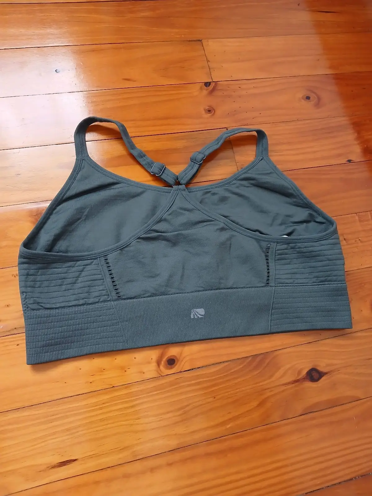 Green Sports Bra Activewear Top