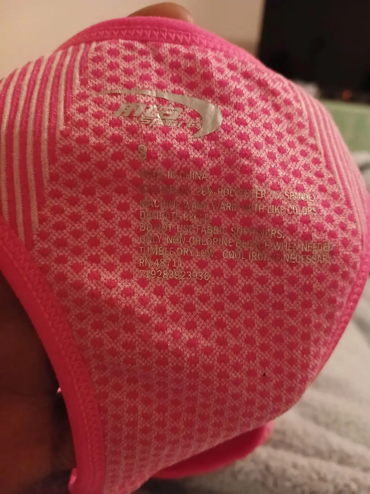 Pink Activewear Sports Bra