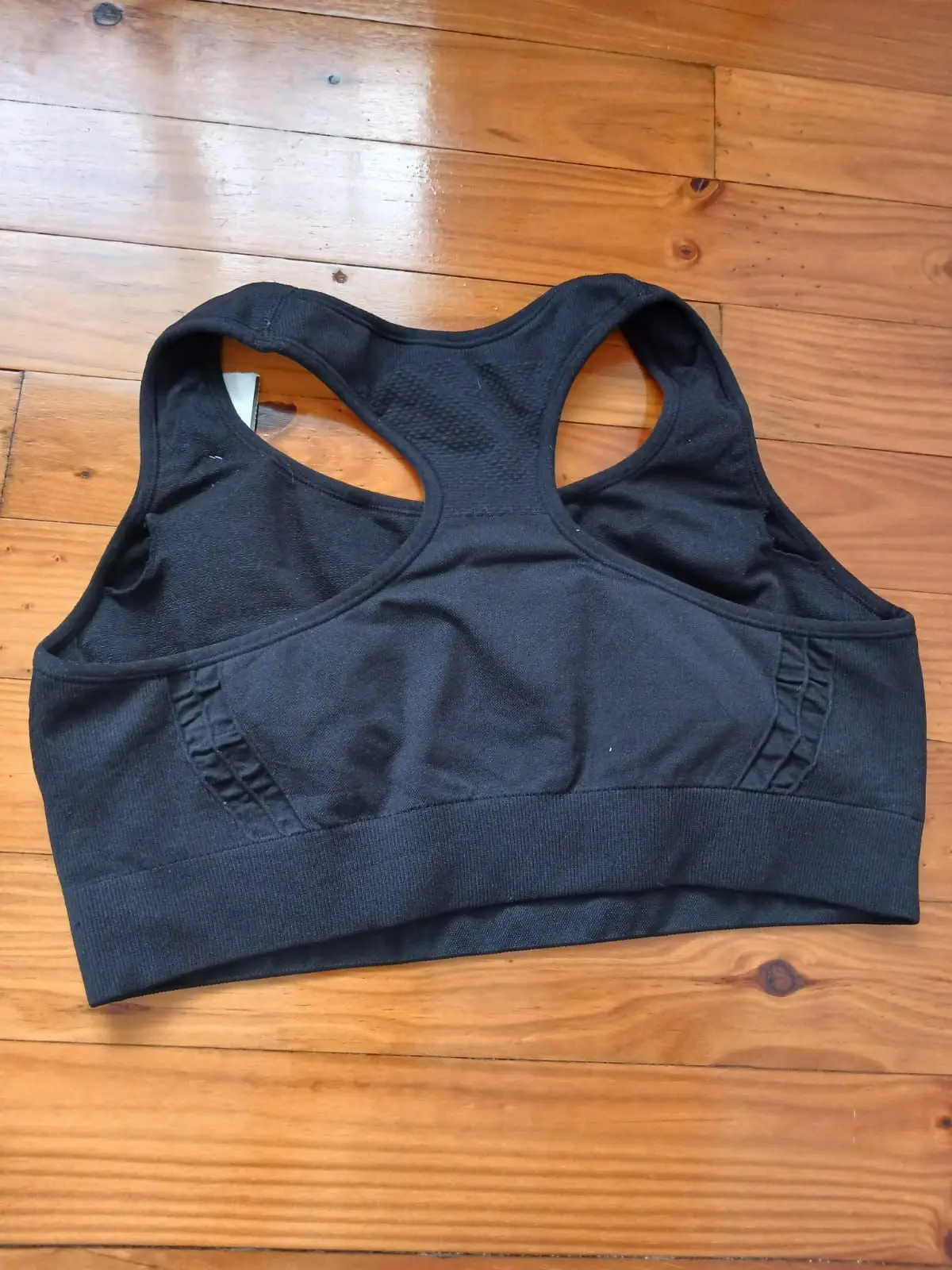 Black Activewear Sports Bra