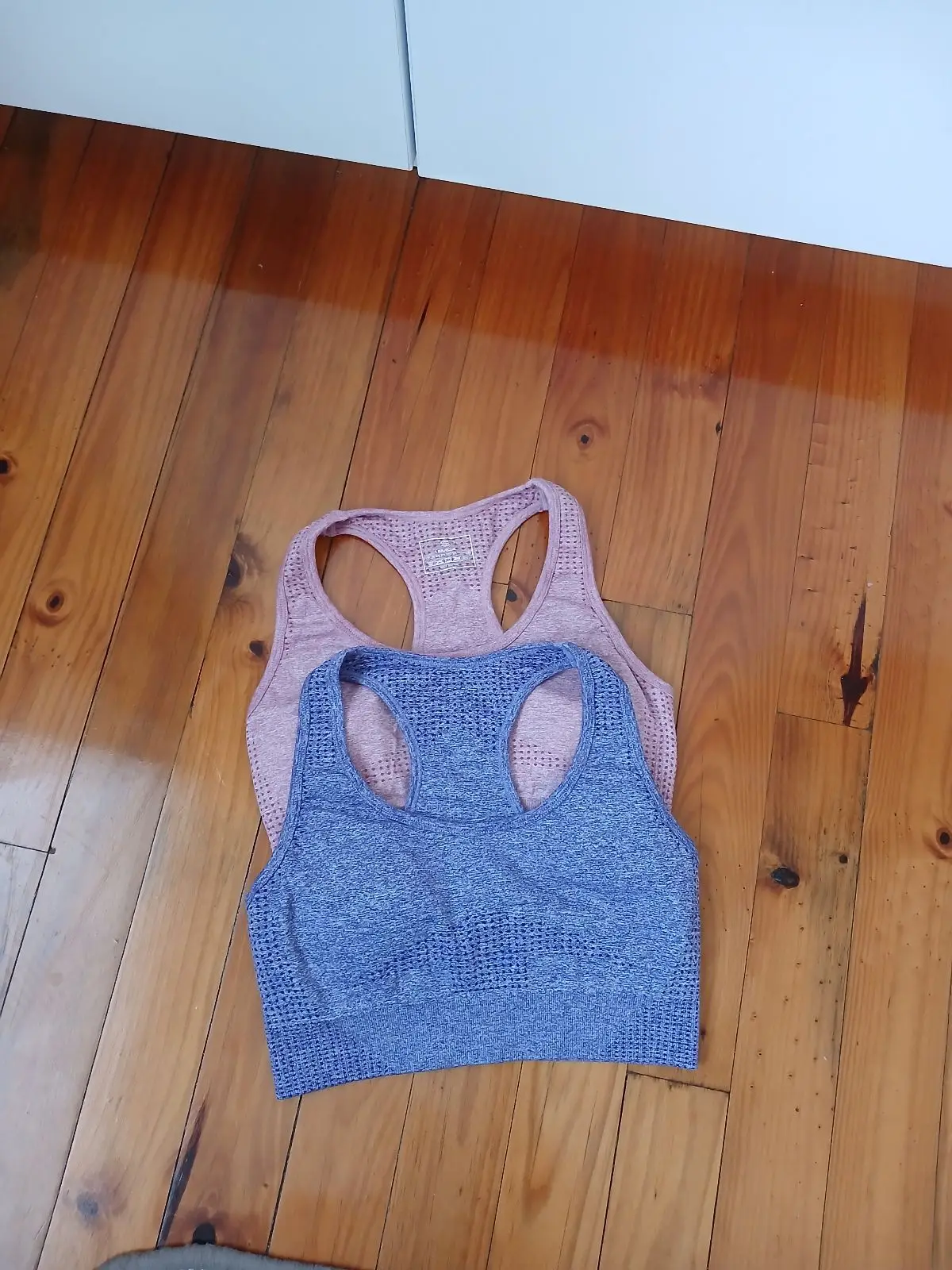 Pink Seamless Activewear Sports Bra