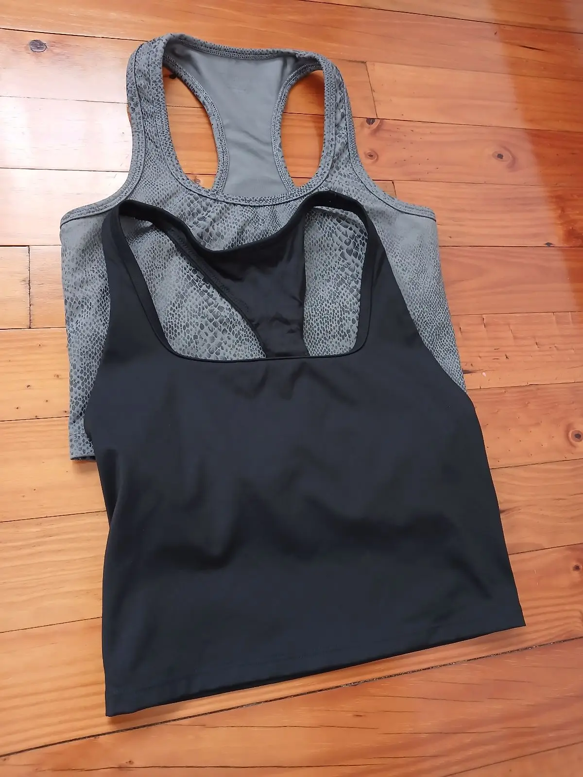 Black Activewear Tank Top