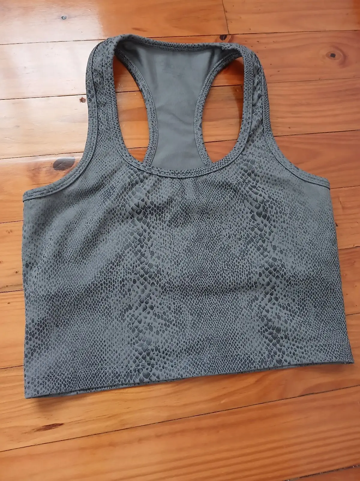 Black Activewear Tank Top