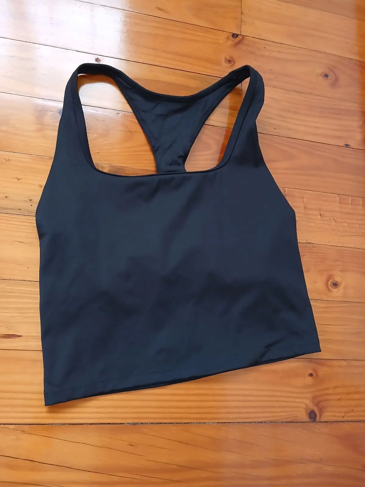 Black Activewear Tank Top