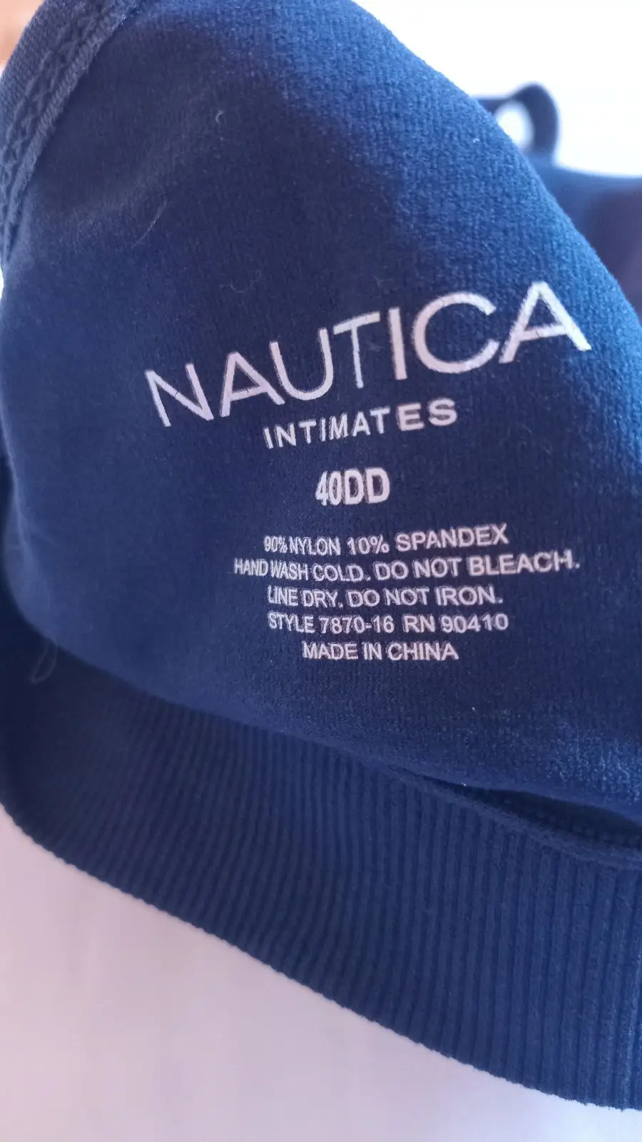 Nautica Nude Underwire Bra Size 40