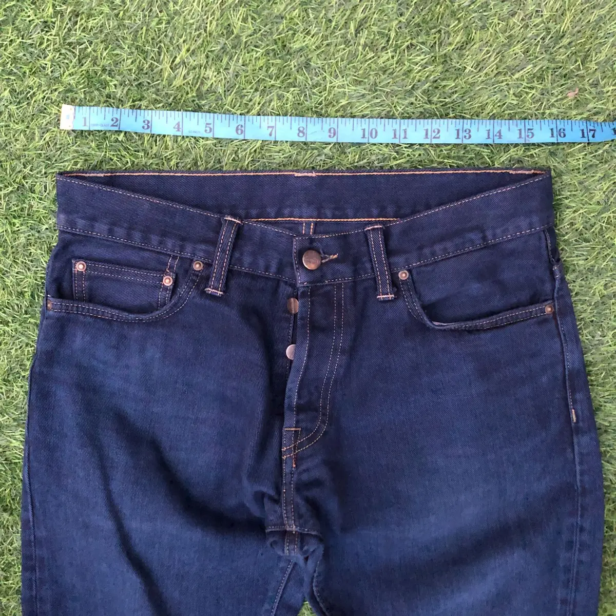 Carhartt Dark Blue Denim Jeans