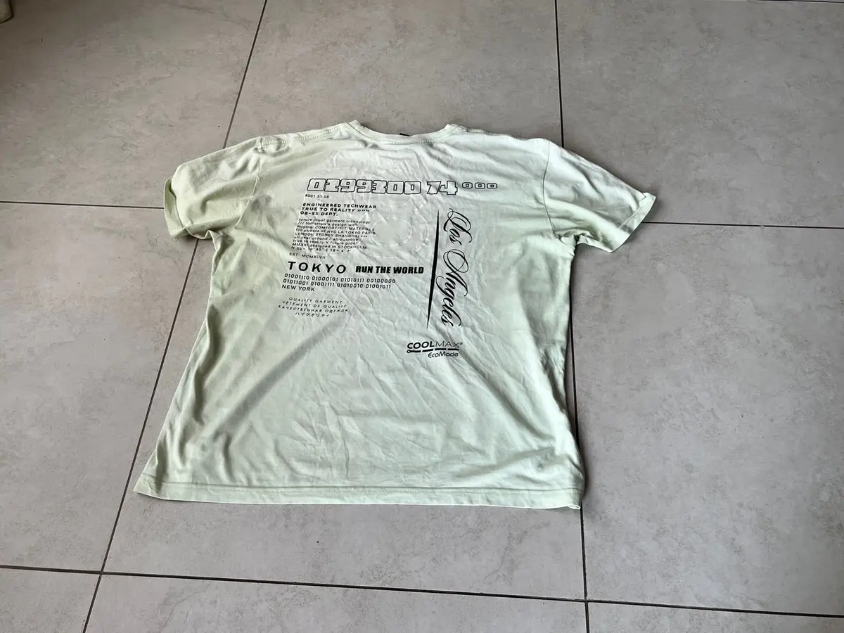 H&M CoolMax Graphic T-Shirt Light Green