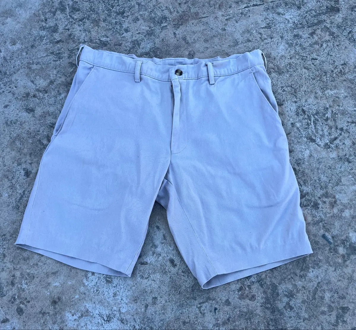 Beige Chino Shorts