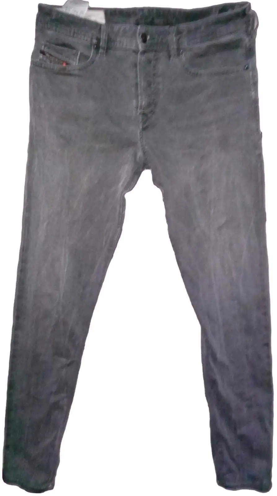 Diesel Grey Washed Denim Jeans