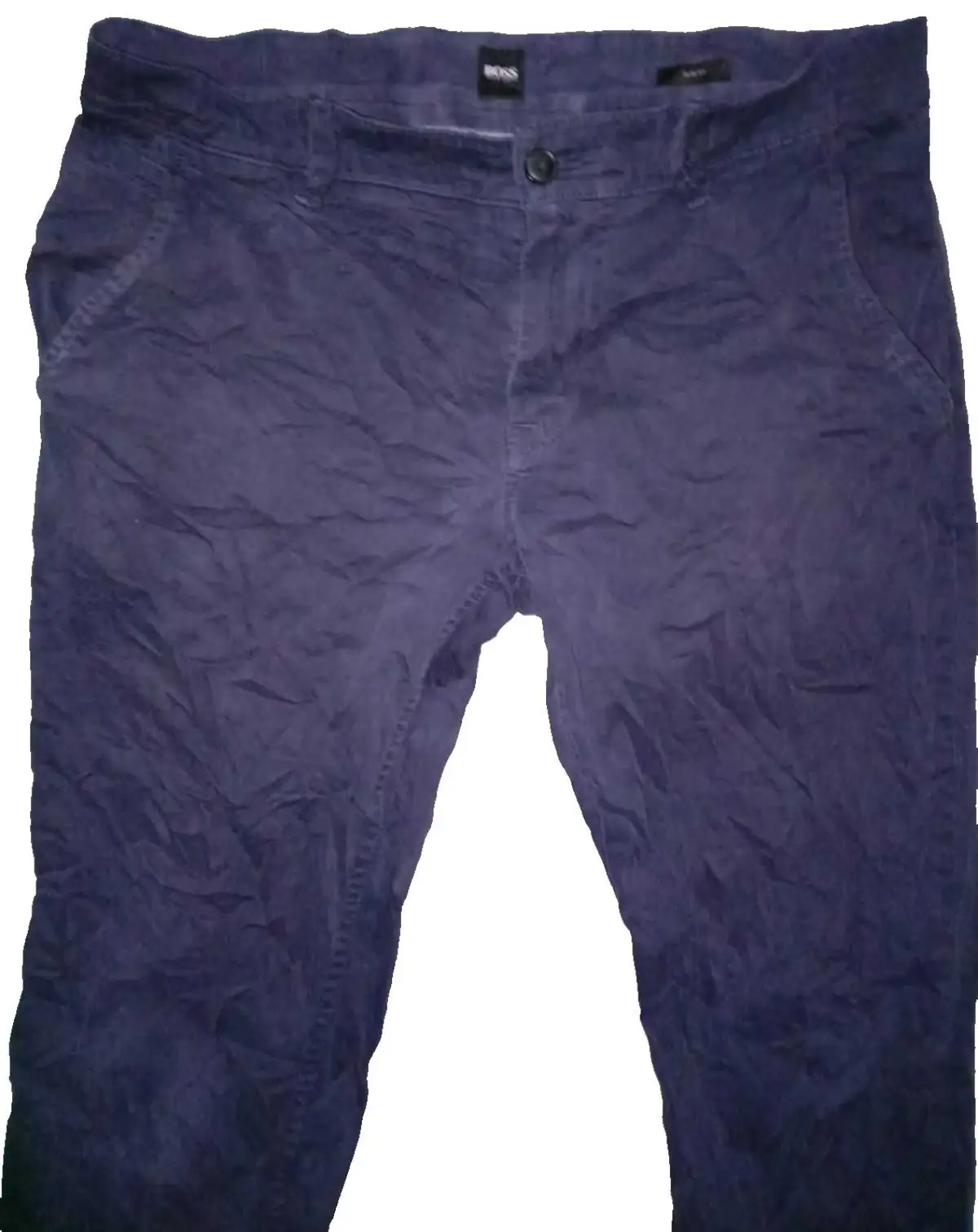 Hugo Boss Slim Fit Navy Trousers