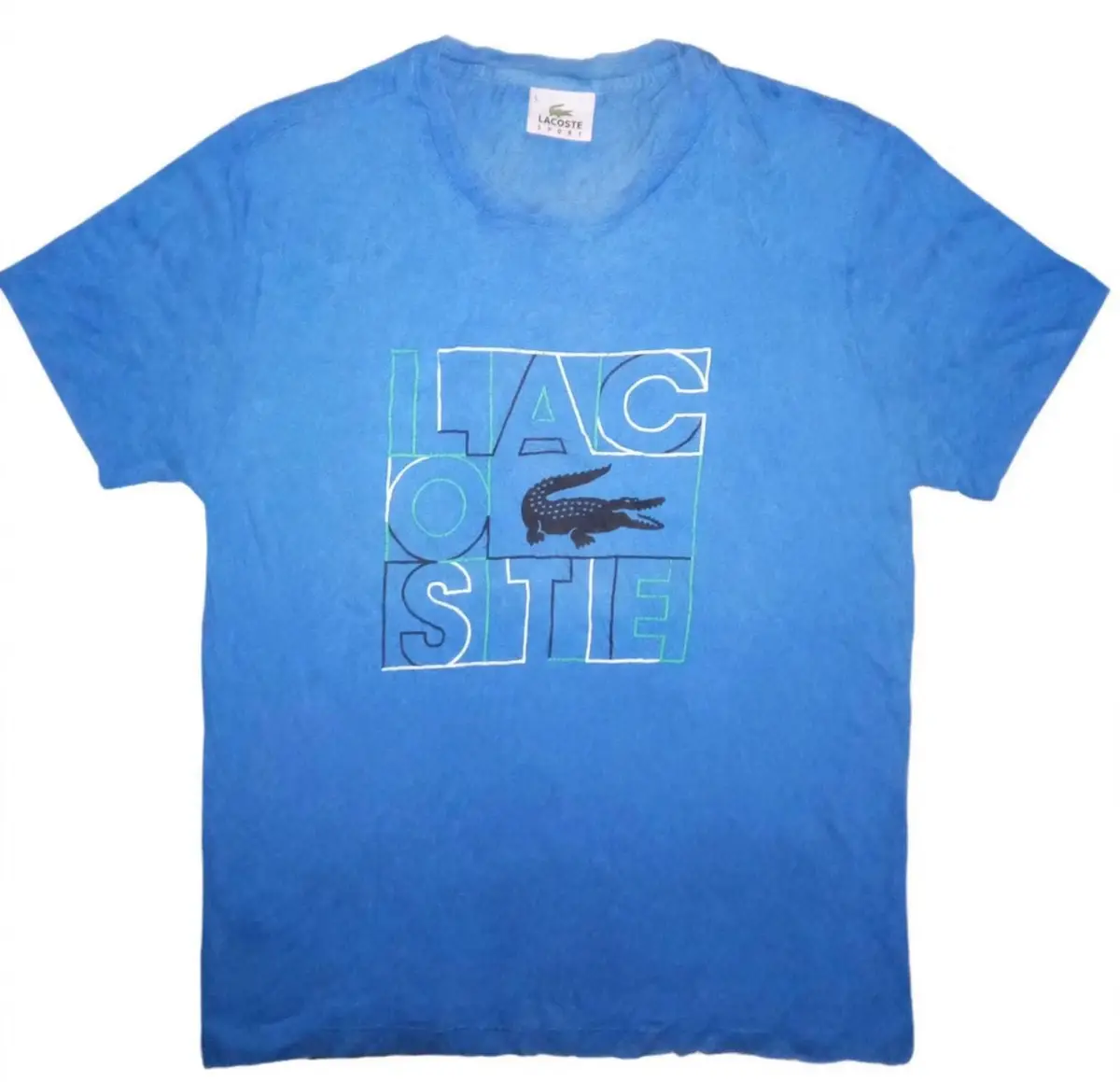 Lacoste Sport Blue Graphic T-Shirt