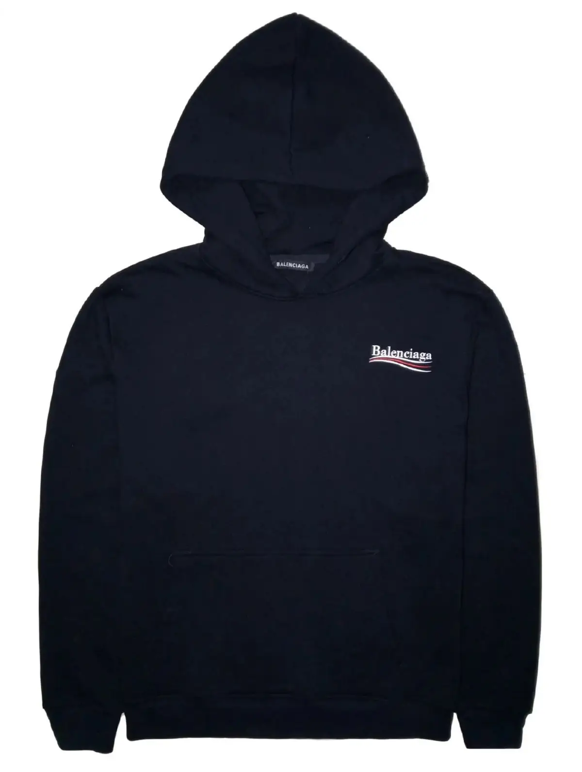 Balenciaga Campaign Logo Black Hoodie