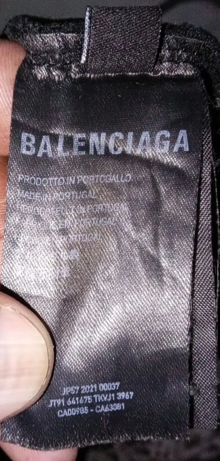 Balenciaga Campaign Logo Black Hoodie