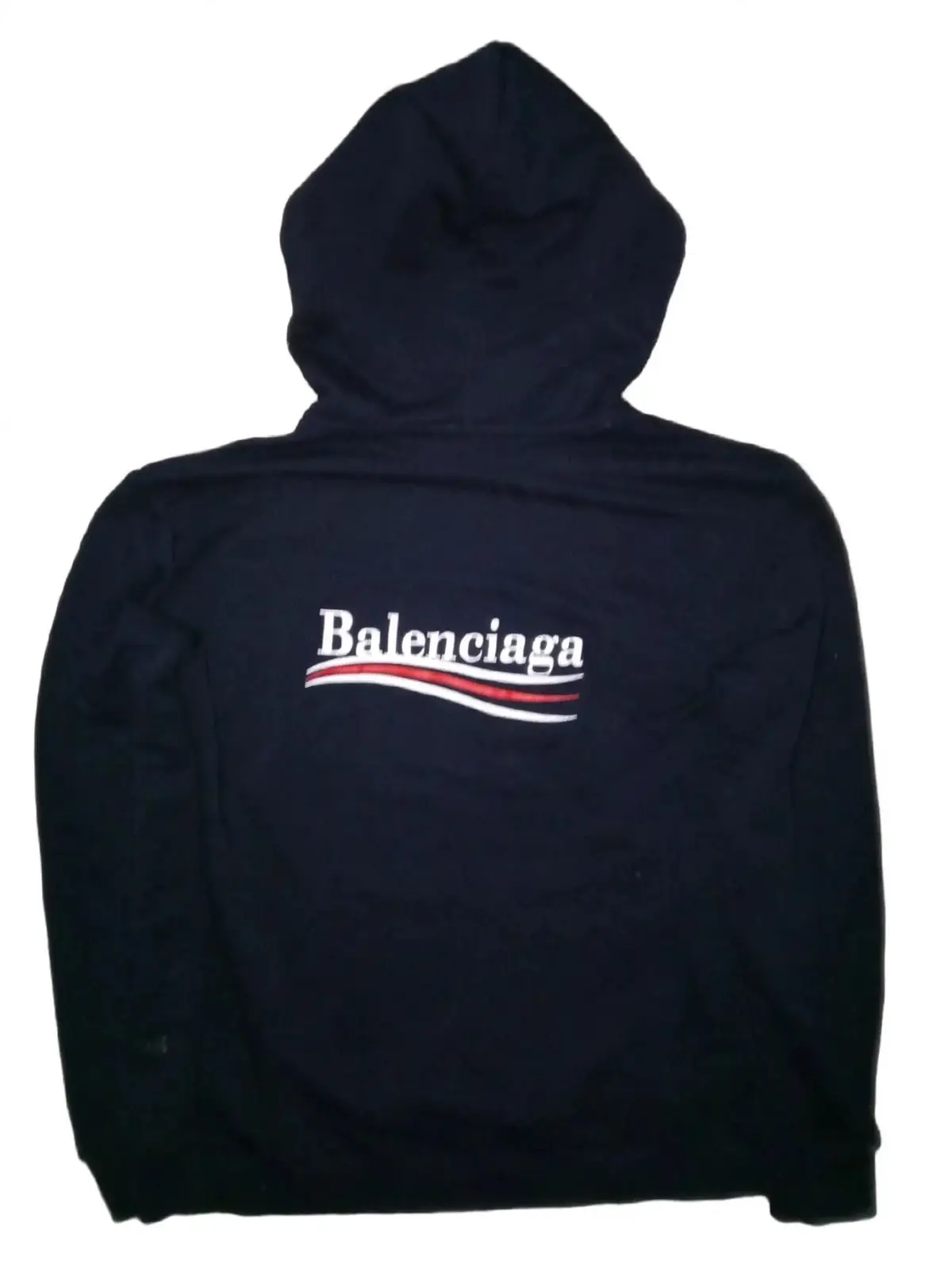 Balenciaga Campaign Logo Black Hoodie