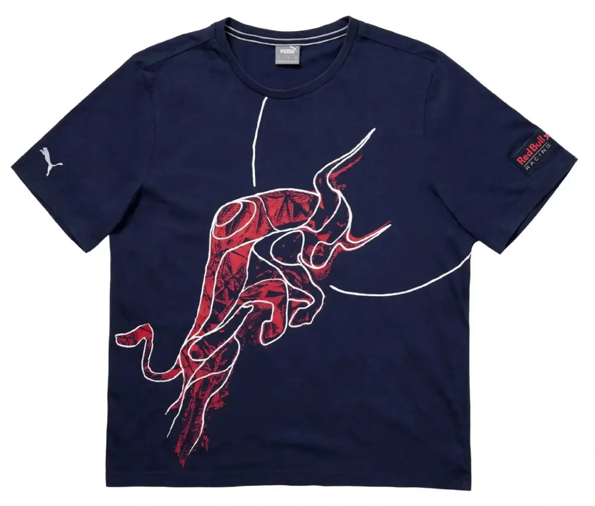 Puma Red Bull Racing Graphic T-Shirt Navy