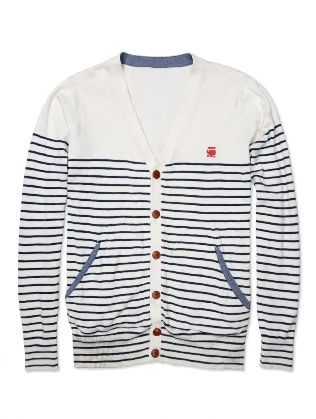 G-Star RAW Striped Button Cardigan