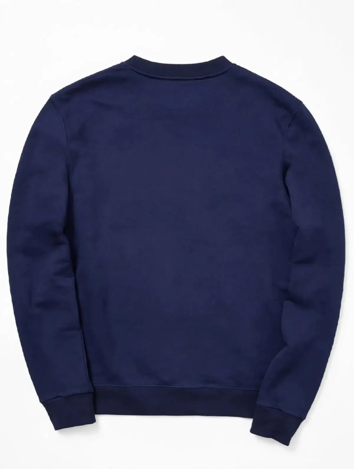 Lacoste Navy Crewneck Sweatshirt with Graphic Logo