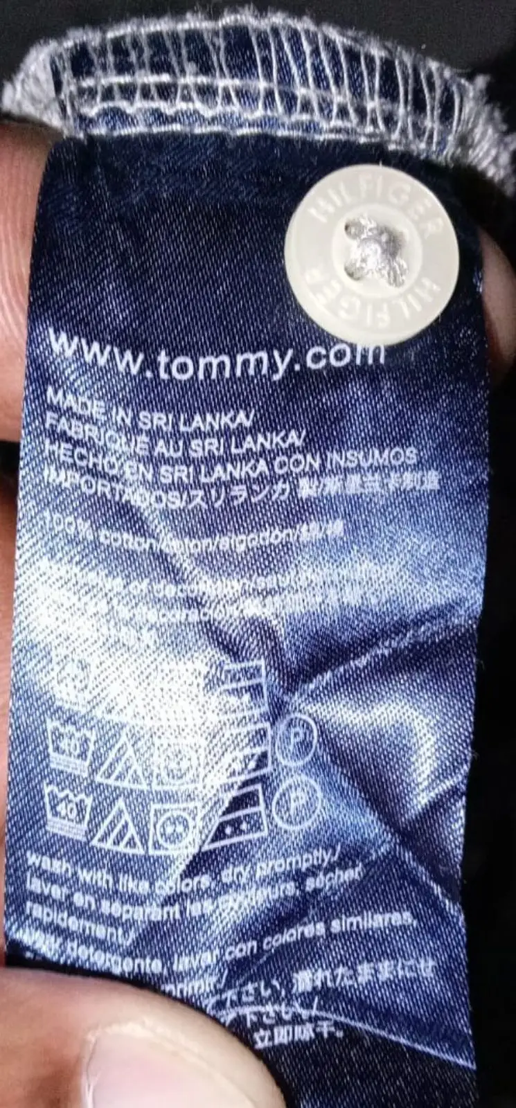 Tommy Hilfiger Grey Long Sleeve Polo Shirt
