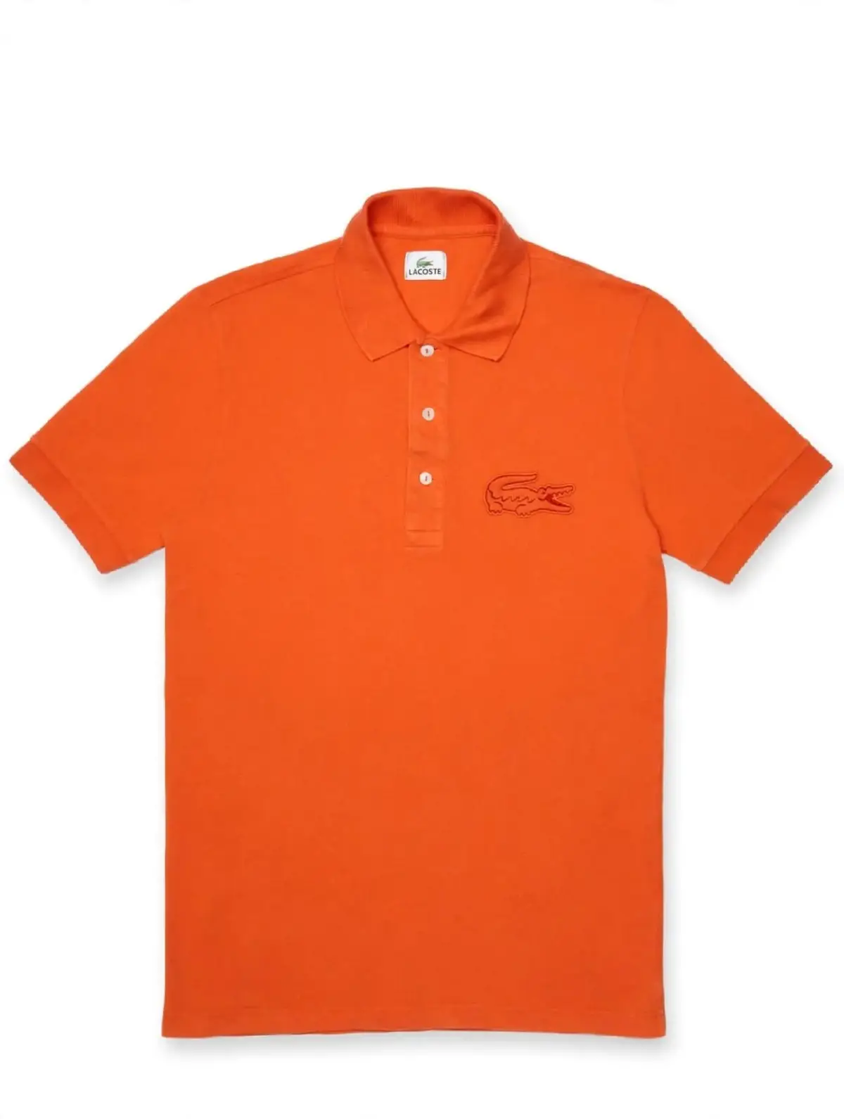 Lacoste Orange Polo Shirt