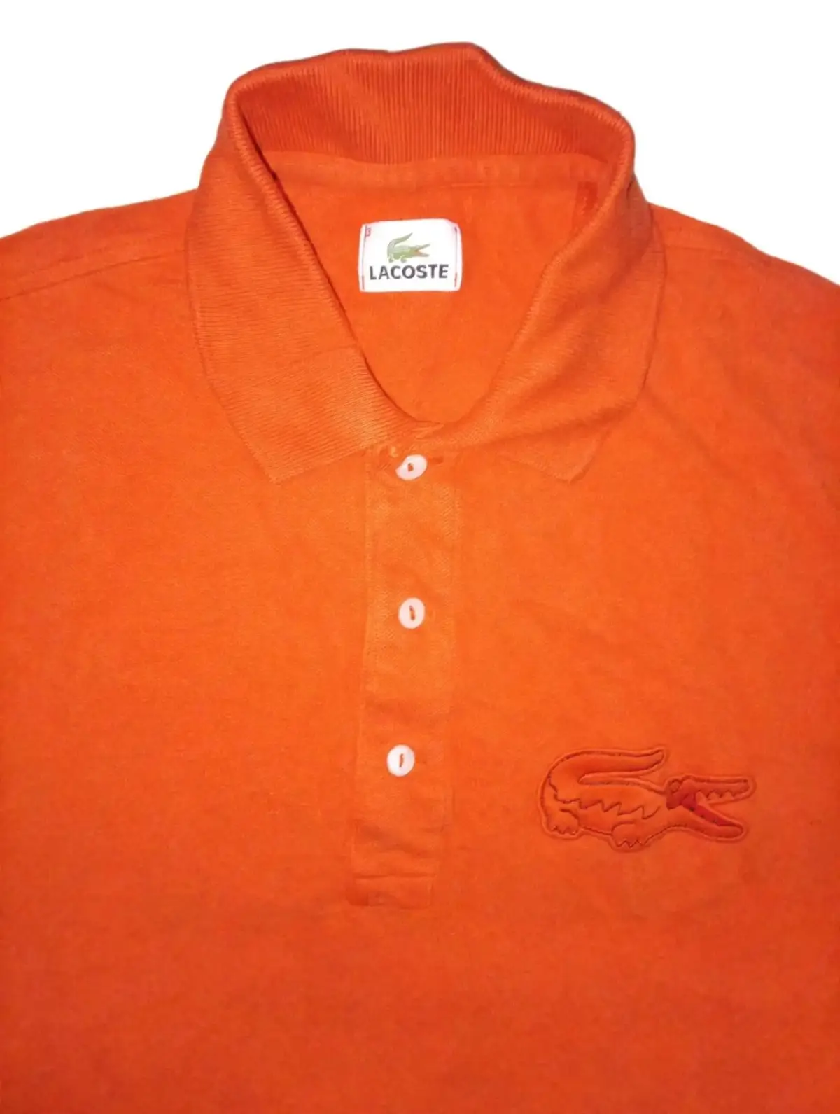 Lacoste Orange Polo Shirt