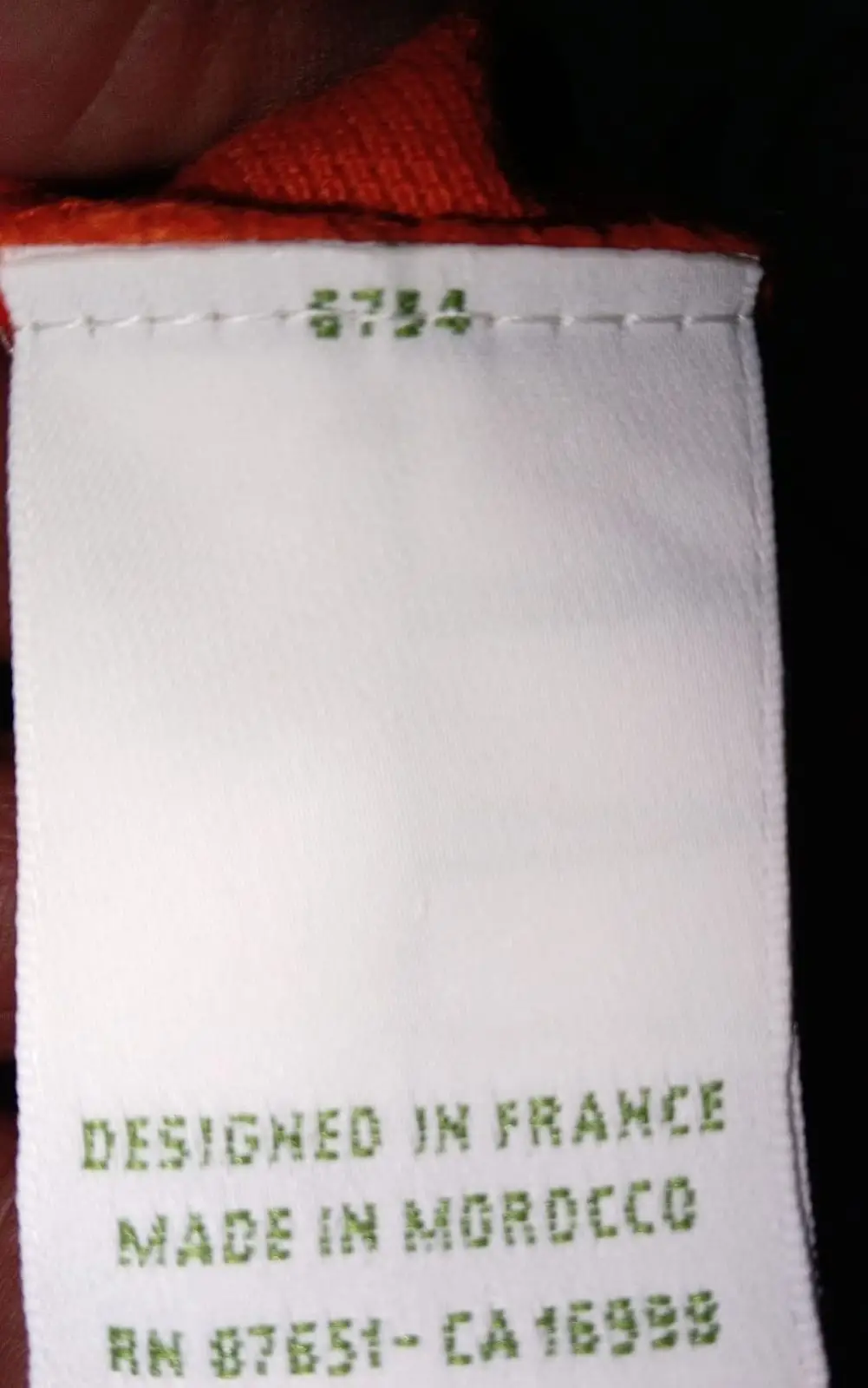 Lacoste Orange Polo Shirt