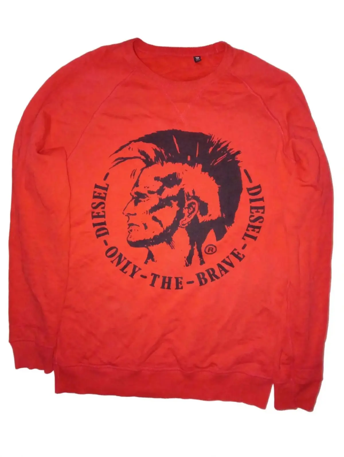 Diesel Only The Brave Red Sweatshirt
